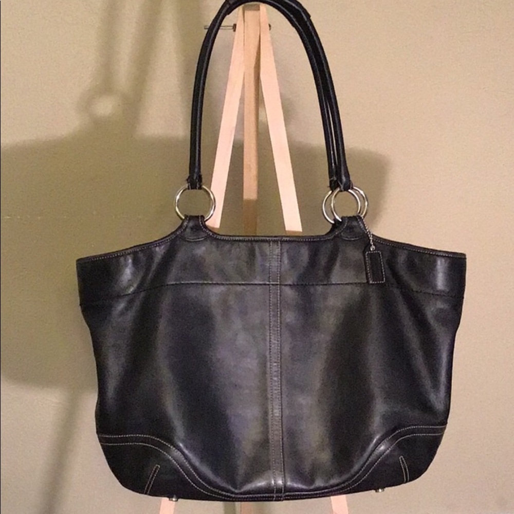 COACH LEATHER TOTE LEATHER EXCELLENT CONDITION